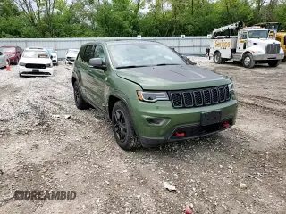 2021 Jeep Grand Cherokee Trailhawk with VIN 1C4RJFLG7MC766876, listed as a Copart auction lot 57228665 with 50,398 mi miles and Salvage title. Bid and sale history available at DreamBid. Image 14.