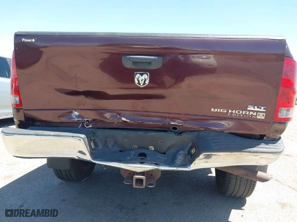 2005 Dodge Ram 1500 SLT with VIN 1D7HA18D05S215506, listed as a IAAI auction lot 41957222 with 143,992 mi miles. Bid and sale history available at carsss.com. Image 6.