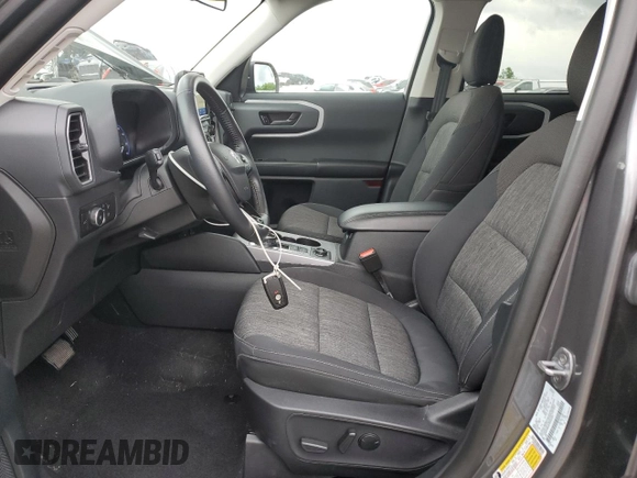 2023 Ford Bronco Sport Big Bend с VIN 3FMCR9B66PRD43264, выставлен на аукционе Copart как лот 57277165 с пробегом 47 892 миль миль и Списание • Salvage title. История ставок и продаж доступна на DreamBid. Изображение 7.