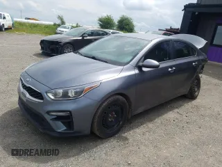 2021 Kia Forte LXS with VIN 3KPF24AD6ME276581, listed as a Copart auction lot 60495244 with 48,540 mi miles and Salvage Title. Bid and sale history available at DreamBid. Image 1.