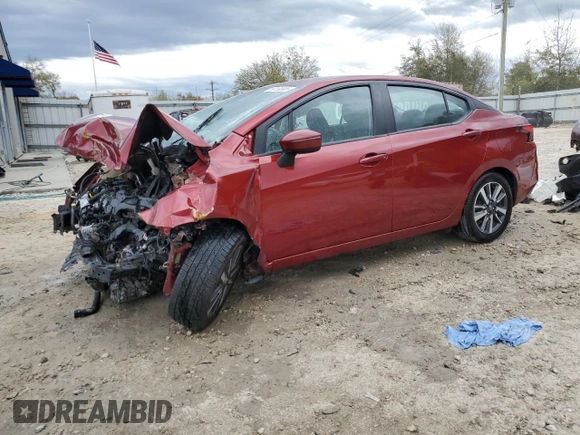 2021 Nissan Versa SV with VIN 3N1CN8EV7ML896049, listed as a Copart auction lot 50132085 with Not Provided miles and Non Repairable. Bid and sale history available at carsss.com. Image 1.