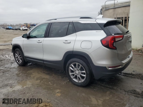 2022 GMC Terrain SLT with VIN 3GKALVEVXNL105396, listed as a Copart auction lot 47887565 with 50,693 mi miles and Clean Title. Bid and sale history available at carsss.com. Image 2.