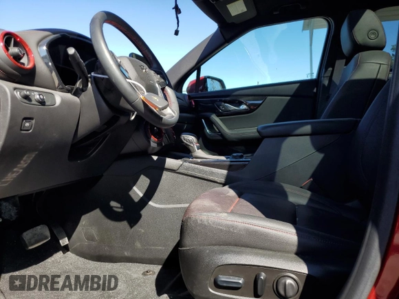 2023 Chevrolet Blazer RS with VIN 3GNKBKRS0PS234023, listed as a Copart auction lot 47880125 with 16,303 mi miles and Salvage title. Bid and sale history available at DreamBid. Image 7.