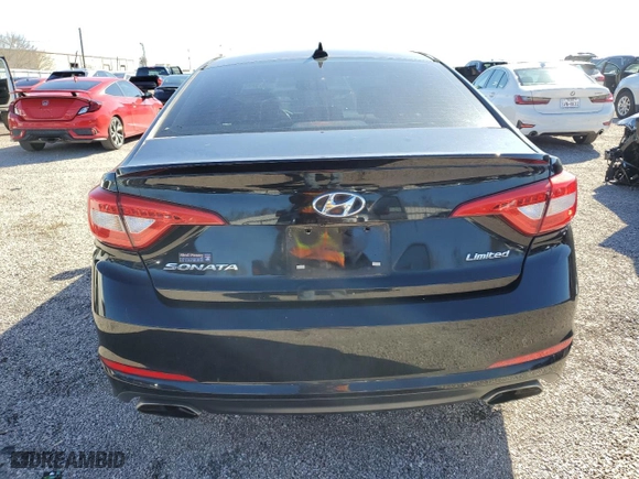 2015 Hyundai Sonata 2.4L Limited with VIN 5NPE34AF4FH100086, listed as a Copart auction lot 86267234 with 138,000 mi miles and Clean Title. Bid and sale history available at carsss.com. Image 6.
