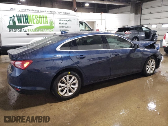 2020 Chevrolet Malibu LT with VIN 1G1ZD5STXLF057851, listed as a Copart auction lot 52792405 with 185,531 mi miles and Salvage Title. Bid and sale history available at DreamBid. Image 3.