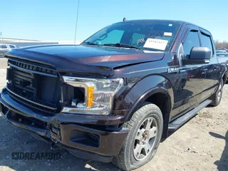 2019 Ford F-150 XL with VIN 1FTFW1E45KFD12387, listed as a IAAI auction lot 41942427 with 77,901 mi miles. Bid and sale history available at carsss.com. Image 2.