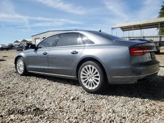 2015 Audi A8 3.0T with VIN WAU3GAFD3FN027632, listed as a Copart auction lot 49260355 with 97,076 mi miles and Salvage Title. Bid and sale history available at DreamBid. Image 2.