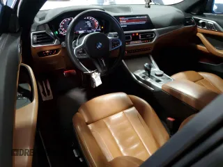 2021 BMW 4 Series M440i xDrive with VIN WBA13AR02MCF24680, listed as a Copart auction lot 43516895 with 48,195 mi miles and Salvage Title. Bid and sale history available at DreamBid. Image 8.
