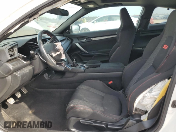 2019 Honda Civic Si with VIN 2HGFC3A51KH750102, listed as a Copart auction lot 52015295 with 65,824 mi miles and Salvage Title. Bid and sale history available at DreamBid. Image 7.