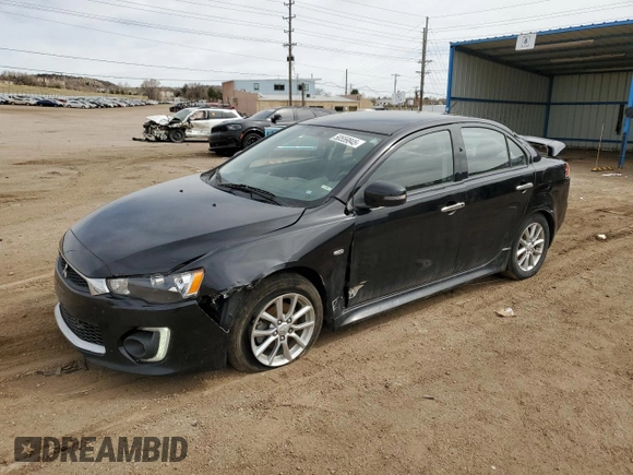 2016 Mitsubishi Lancer ES z VIN JA32U2FU5GU006185, wystawiony jako Copart lot #50559845 z przebiegiem 63 419 mil mil oraz Szkoda całkowita • Salvage title. Historia ofert i sprzedaży dostępna na DreamBid. Obrazek 1.