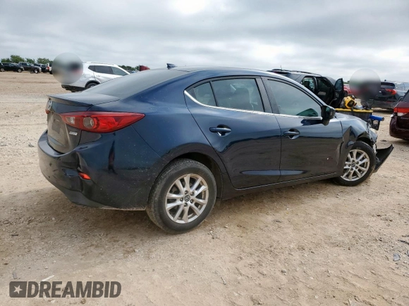 2015 Mazda 3 i Grand Touring with VIN 3MZBM1W77FM219595, listed as a Copart auction lot 61041105 with 140,846 mi miles and Salvage title. Bid and sale history available at DreamBid. Image 3.