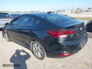 2019 Hyundai Elantra SEL with VIN 5NPD84LF1KH414055, listed as a IAAI auction lot 41705271 with 16,879 mi miles. Bid and sale history available at carsss.com. Image 3.