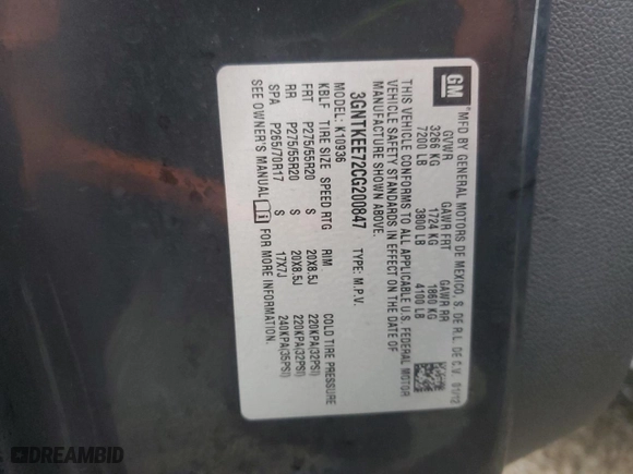 2012 Chevrolet Avalanche LS with VIN 3GNTKEE72CG200847, listed as a Copart auction lot 42910135 with 119,830 mi miles and Salvage Title. Bid and sale history available at carsss.com. Image 13.