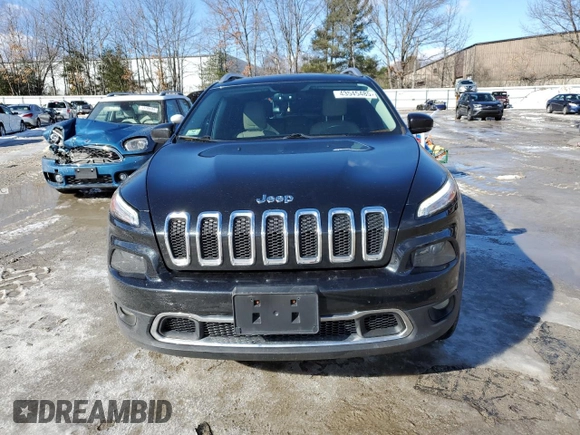 2016 Jeep Cherokee Limited with VIN 1C4PJMDB6GW335155, listed as a Copart auction lot 43545485 with 113,296 mi miles and Salvage title. Bid and sale history available at DreamBid. Image 5.