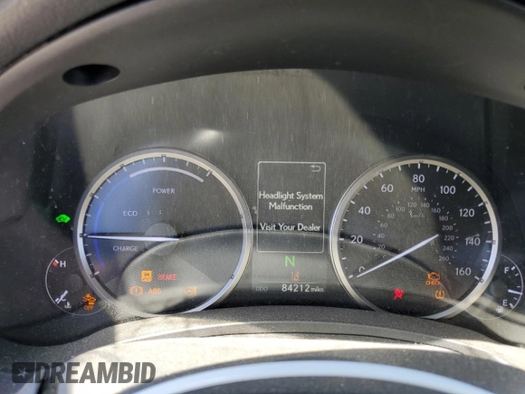 2019 Lexus NX 300h with VIN JTJBJRBZ5K2103926, listed as a Copart auction lot 63977805 with 84,212 mi miles and Clean title. Bid and sale history available at DreamBid. Image 9.