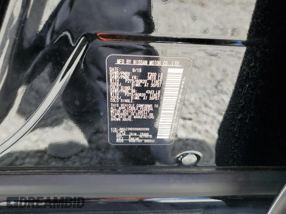 2016 Infiniti QX80 with VIN JN8AZ2ND0G9800289, listed as a Copart auction lot 55459735 with 172,998 mi miles and Clean Title. Bid and sale history available at carsss.com. Image 13.