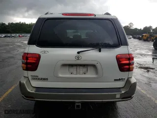 2001 Toyota Sequoia SR5 with VIN 5TDZT34A31S025587, listed as a Copart auction lot 54989924 with 236,607 mi miles and Salvage Title. Bid and sale history available at carsss.com. Image 6.