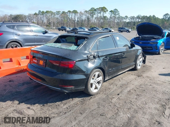 2017 Audi A3 Premium z VIN WAUAUGFF6H1041068, wystawiony jako IAAI lot #41534579 z przebiegiem 115 161 mil mil oraz . Historia ofert i sprzedaży dostępna na DreamBid. Obrazek 4.