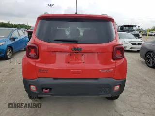 2020 Jeep Renegade Trailhawk with VIN ZACNJBC18LPL78758, listed as a Copart auction lot 56704665 with Not provided miles and Salvage title. Bid and sale history available at DreamBid. Image 6.