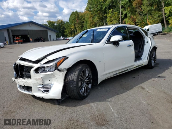 2017 Infiniti Q70 3.7 with VIN JN1BY1PR6HM210685, listed as a Copart auction lot 73644754 with Not provided miles and Salvage title. Bid and sale history available at DreamBid. Image 1.
