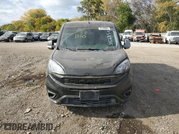 2019 Ram ProMaster City Cargo Tradesman with VIN ZFBHRFAB4K6M53813, listed as a Copart auction lot 72140683 with 249,818 mi miles and . Bid and sale history available at DreamBid. Image 5.