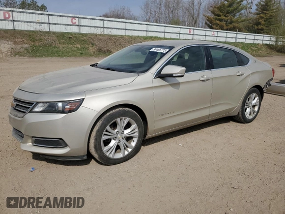 2014 Chevrolet Impala LT with VIN 2G1125S33E9146255, listed as a Copart auction lot 54496775 with 178,915 mi miles and Clean Title. Bid and sale history available at DreamBid. Image 1.