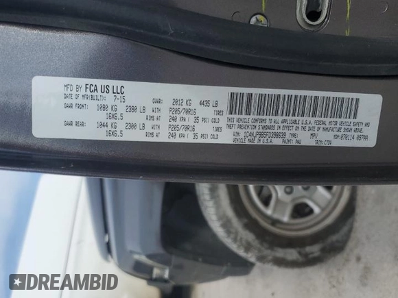 2015 Jeep Patriot Sport with VIN 1C4NJPBB5FD398639, listed as a Copart auction lot 47272375 with 175,451 mi miles and Salvage Title. Bid and sale history available at carsss.com. Image 13.
