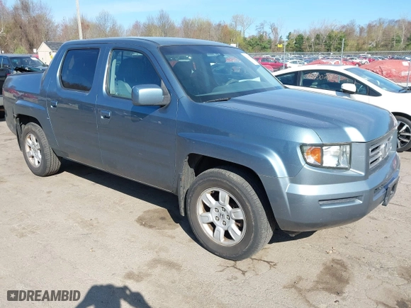 2007 Honda Ridgeline RTS with VIN 2HJYK16417H542545, listed as a IAAI auction lot 42088848 with 174,604 mi miles. Bid and sale history available at carsss.com. Image 1.