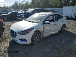 2018 Hyundai Accent Limited with VIN 3KPC34A33JE034558, listed as a Copart auction lot 45237255 with 18,054 mi miles and Salvage Title. Bid and sale history available at carsss.com. Image 1.