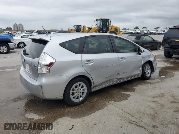 2013 Toyota Prius Two with VIN JTDZN3EU2D3251645, listed as a Copart auction lot 52214065 with 33,069 mi miles and Salvage Title. Bid and sale history available at carsss.com. Image 3.