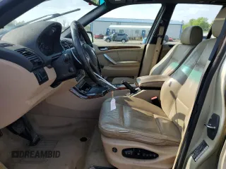 2003 BMW X5 3.0i with VIN 5UXFA53533LV83760, listed as a Copart auction lot 54744234 with 0 mi miles and Salvage Title. Bid and sale history available at carsss.com. Image 7.
