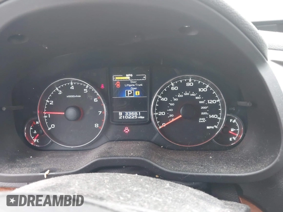 2014 Subaru Outback Limited with VIN 4S4BRBLC2E3253936, listed as a IAAI auction lot 42570106 with 210,225 mi miles and . Bid and sale history available at DreamBid. Image 7.