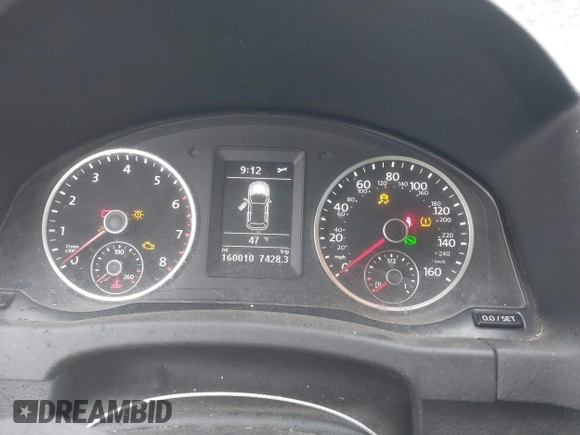 2017 Volkswagen Tiguan S with VIN WVGBV7AX4HK051172, listed as a IAAI auction lot 41843182 with 160,010 mi miles and . Bid and sale history available at DreamBid. Image 7.