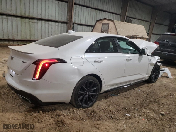 2022 Cadillac CT4 Sport with VIN 1G6DC5RK1N0121768, listed as a Copart auction lot 84252834 with 36,402 mi miles and Salvage Title. Bid and sale history available at carsss.com. Image 3.