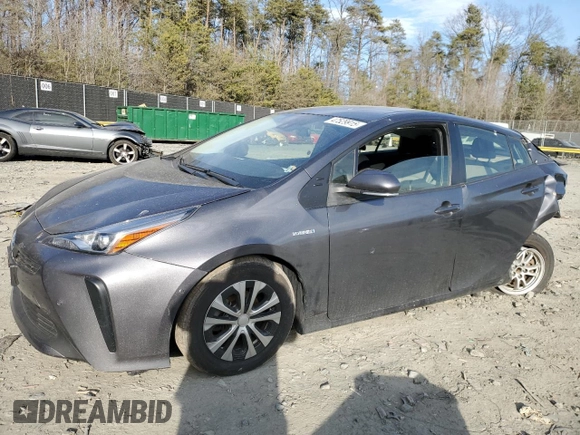 2022 Toyota Prius L Eco z VIN JTDKAMFU3N3163173, wystawiony jako Copart lot #47529915 z przebiegiem 48 178 mil mil oraz Szkoda całkowita • Salvage title. Historia ofert i sprzedaży dostępna na DreamBid. Obrazek 1.