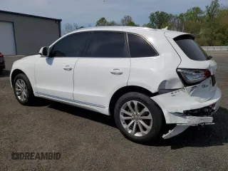 2014 Audi Q5 Premium Plus with VIN WA1LFAFP2EA098627, listed as a Copart auction lot 53249185 with 225,246 mi miles and Salvage Title. Bid and sale history available at carsss.com. Image 2.