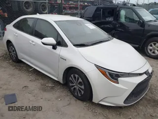 2021 Toyota Corolla Hybrid LE with VIN JTDEAMDE0MJ031684, listed as a IAAI auction lot 41545710 with 40,939 mi miles. Bid and sale history available at carsss.com. Image 1.