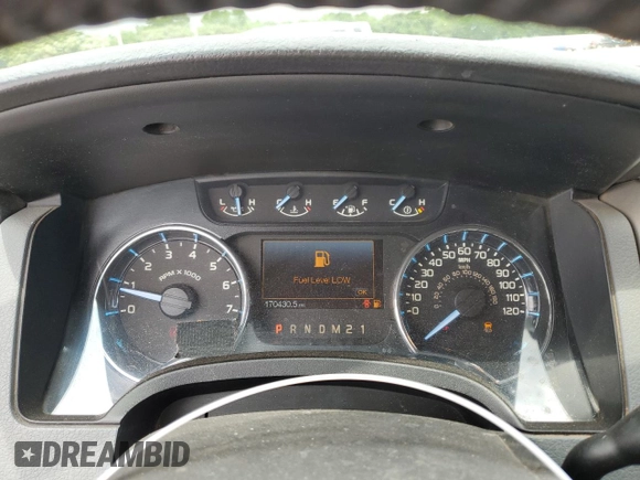 2011 Ford F-150 XL with VIN 1FTFW1EF7BKD10388, listed as a Copart auction lot 55263815 with 170,430 mi miles and Clean title. Bid and sale history available at DreamBid. Image 9.