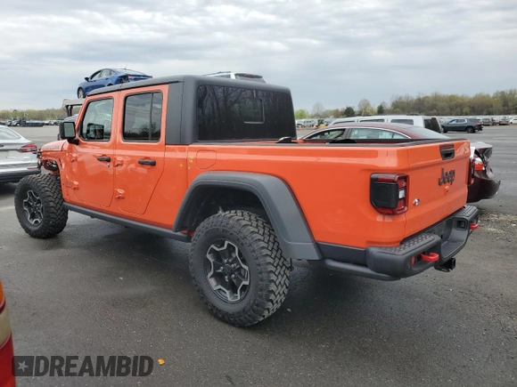 2020 Jeep Gladiator Rubicon z VIN 1C6JJTBG8LL156097, wystawiony jako Copart lot #53087525 z przebiegiem 70 252 mil mil oraz Szkoda całkowita • Salvage title. Historia ofert i sprzedaży dostępna na DreamBid. Obrazek 2.