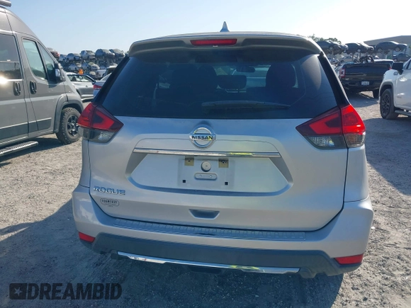 2018 Nissan Rogue SV with VIN KNMAT2MT7JP609512, listed as a IAAI auction lot 42137150 with 66,953 mi miles and . Bid and sale history available at DreamBid. Image 17.