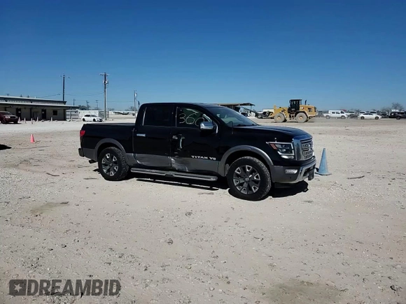2020 Nissan Titan Platinum Reserve with VIN 1N6AA1EF2LN500797, listed as a Copart auction lot 41897765 with 90,060 mi miles and Salvage title. Bid and sale history available at DreamBid. Image 11.