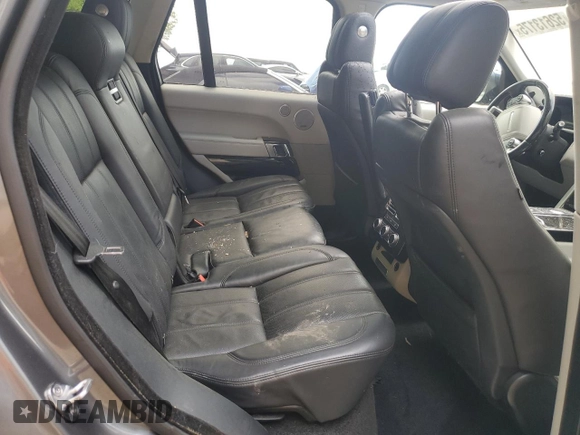 2016 Land Rover Range Rover HSE с VIN SALGS2PF6GA285363, выставлен на аукционе Copart как лот 52613175 с пробегом Не указан миль и Списание • Salvage title. История ставок и продаж доступна на DreamBid. Изображение 10.
