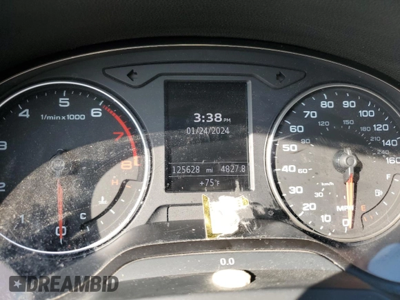 2015 Audi A3 1.8T Premium with VIN WAUACGFF1F1016725, listed as a Copart auction lot 40137994 with 125,628 mi miles. Bid and sale history available at carsss.com. Image 9.