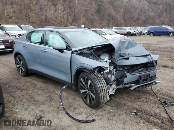2022 Polestar 2 with VIN LPSED3KA3NL076196, listed as a Copart auction lot 42869655 with Not Provided miles and Salvage Title. Bid and sale history available at carsss.com. Image 4.