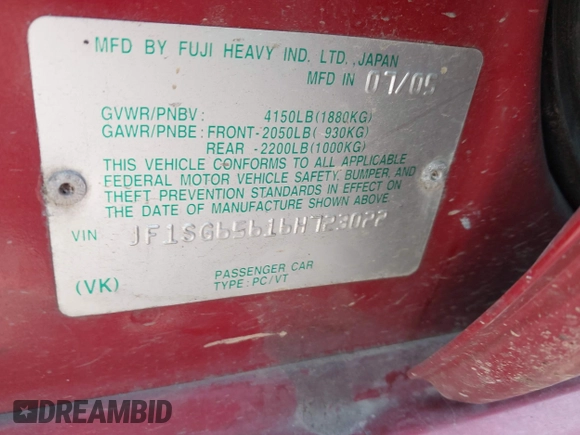 2006 Subaru Forester X с VIN JF1SG65616H723022, выставлен на аукционе IAAI как лот 40671088 с пробегом 210 357 миль миль и . История ставок и продаж доступна на DreamBid. Изображение 9.