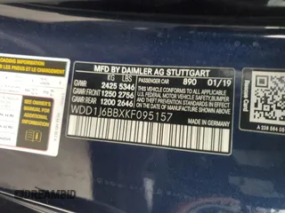2019 Mercedes-Benz E-Class AMG E 53 with VIN WDD1J6BBXKF095157, listed as a Copart auction lot 78125294 with 40,309 mi miles and Salvage Title. Bid and sale history available at carsss.com. Image 13.