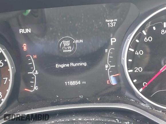 2019 Jeep Compass Latitude with VIN 3C4NJDBB6KT593118, listed as a IAAI auction lot 41747020 with 118,854 mi miles. Bid and sale history available at carsss.com. Image 7.