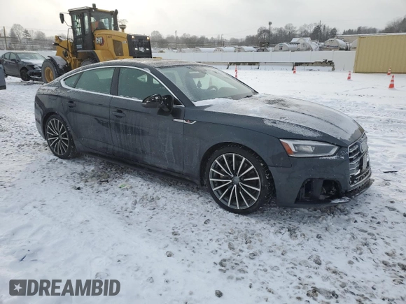 2018 Audi A5 Sportback Prestige with VIN WAUFNCF57JA131158, listed as a Copart auction lot 39342624 with 86,373 mi miles. Bid and sale history available at carsss.com. Image 4.