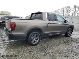 2021 Honda Ridgeline RTL-E with VIN 5FPYK3F78MB016027, listed as a Copart auction lot 52218845 with 67,428 mi miles and Salvage Title. Bid and sale history available at carsss.com. Image 3.