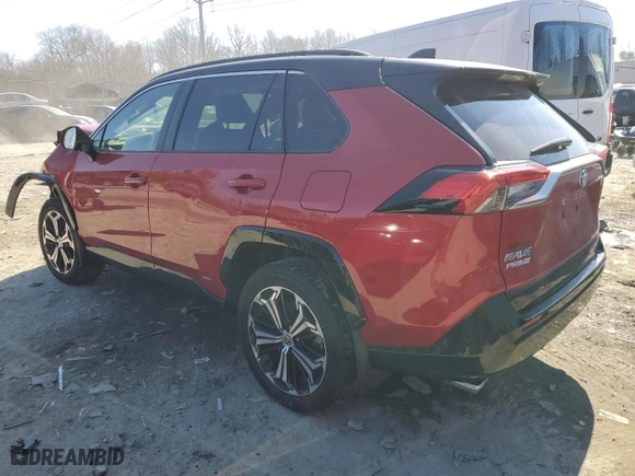 2021 Toyota RAV4 Prime XSE with VIN JTMEB3FV9MD054898, listed as a Copart auction lot 44895275 with 17,648 mi miles and Salvage Title. Bid and sale history available at carsss.com. Image 2.